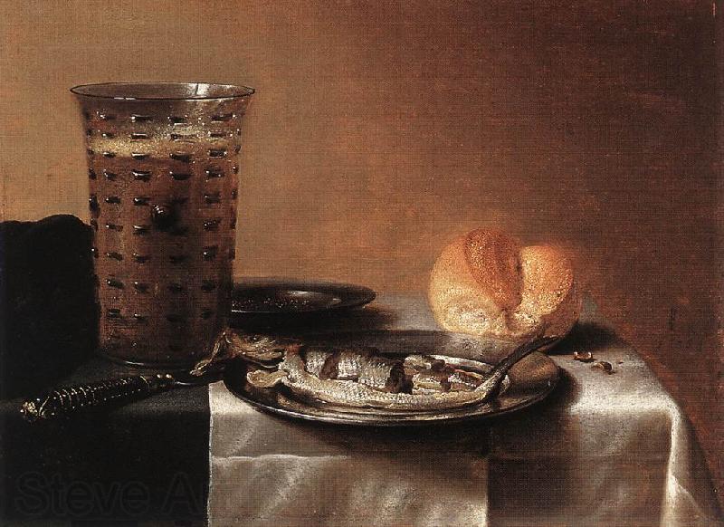 CLAESZ, Pieter Still-life with Herring fg